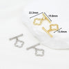 Jewelry Accessories Copper Electroplated Versatile Minimalist Ot Buckle For Necklace Bracelet