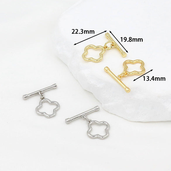 Jewelry Accessories Copper Electroplated Versatile Minimalist Ot Buckle For Necklace Bracelet