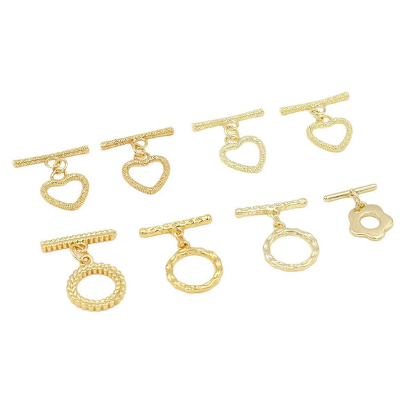 Jewelry Accessories Copper Electroplated Versatile Minimalist Ot Buckle For Necklace Bracelet