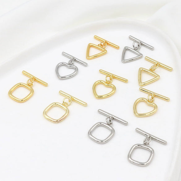 Jewelry Accessories Copper Electroplated Versatile Minimalist Ot Buckle For Necklace Bracelet