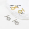 Jewelry Accessories Copper Electroplated Versatile Minimalist Ot Buckle For Necklace Bracelet