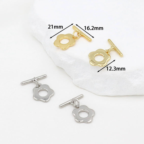 Jewelry Accessories Copper Electroplated Versatile Minimalist Ot Buckle For Necklace Bracelet