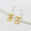 Jewelry Accessories Copper Electroplated Versatile Minimalist Ot Buckle For Necklace Bracelet