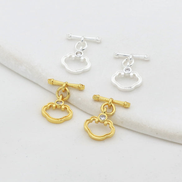 Jewelry Accessories Copper Electroplated Versatile Minimalist Ot Buckle For Necklace Bracelet