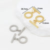 Jewelry Accessories Copper Electroplated Versatile Minimalist Ot Buckle For Necklace Bracelet