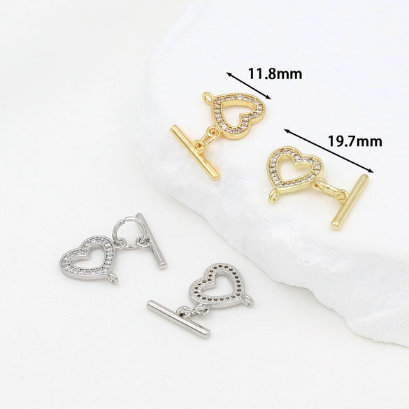 Jewelry Accessories Copper Electroplated Versatile Minimalist Ot Buckle For Necklace Bracelet