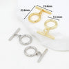Jewelry Accessories Copper Electroplated Versatile Minimalist Ot Buckle For Necklace Bracelet