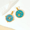 Jewelry Accessories Copper Geometric Dripping Oil Micro Inlaid Pendant Necklace Bracelet
