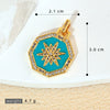 Jewelry Accessories Copper Geometric Dripping Oil Micro Inlaid Pendant Necklace Bracelet
