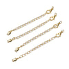Jewelry Accessories Copper Geometric Electroplated Pearl Chain Bracelet Necklace With Lobster Clasp