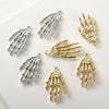 Jewelry Accessories Copper Gothic Retro Skull Palm Ghost Claw Electroplated