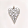 Jewelry Accessories Copper Heart Shape Pendant With Oil Drop Enamel And Leopard Love Design Electroplated