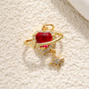 Jewelry Accessories Copper Heart Shape Pendant With Oil Drop Enamel And Leopard Love Design Electroplated