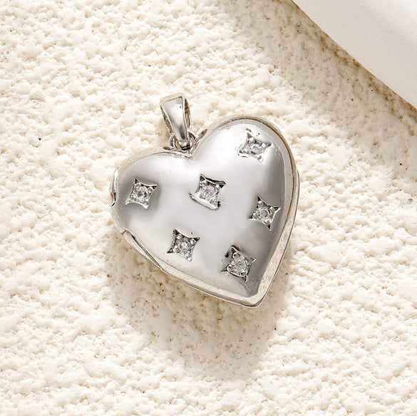 Jewelry Accessories Copper Heart Shape Pendant With Oil Drop Enamel And Leopard Love Design Electroplated