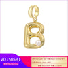 Jewelry Accessories Copper Joker Letter Pendant Set With Pearls