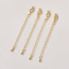 Jewelry Accessories Copper 14K Gold Plated Joker Pearl Bracelet Necklace With Lobster Buckle Extension Chain Diy Handmade