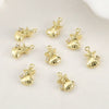 Jewelry Accessories Copper 14K Goldplated Oceanthemed Shell Starfish Coconut Tree Zircon Inlaid Diy Handmade