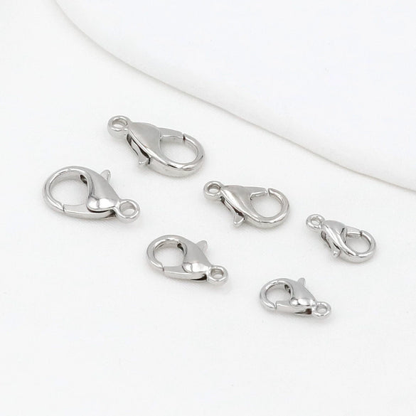 Jewelry Accessories Copper Lobster Buckle With 18K Gold Electroplating