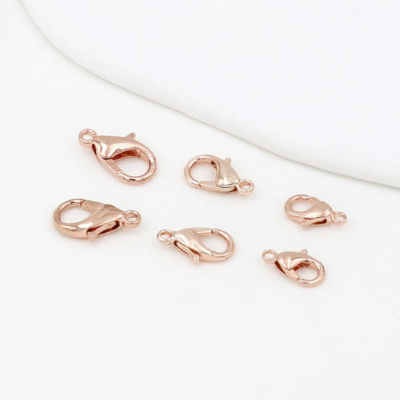 Jewelry Accessories Copper Lobster Buckle With 18K Gold Electroplating