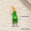 Jewelry Accessories Copper Pendant With Gesture Antler Pattern And Genuine Gold Colorpreserving Treatment