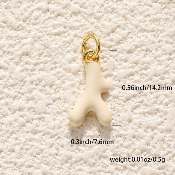 Jewelry Accessories Copper Pendant With Gesture Antler Pattern And Genuine Gold Colorpreserving Treatment
