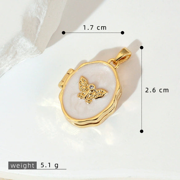 Jewelry Accessories Copper Pendant With Star Moon Peach Heart Geometric Constellation Micropaved Design