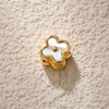 Jewelry Accessories Copper Plated Gold Flower Pendant Necklace With Sweet Style