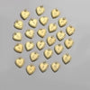 Jewelry Accessories Copper Plated Real Gold Heart Shaped Pendant With Dragon Pattern And Letter Style
