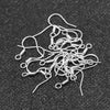 Jewelry Accessories Copper 925 Silver Hypoallergenic Ear Hook Earrings Engraved Electroplated Diy Material Handmade