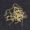 Jewelry Accessories Copper 925 Silver Hypoallergenic Ear Hook Earrings Engraved Electroplated Diy Material Handmade