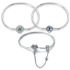 Jewelry Accessories Copper Silverplated Fourleaf Clover Starfish Shell Bracelet With Animal Zodiac Pattern Electroplated