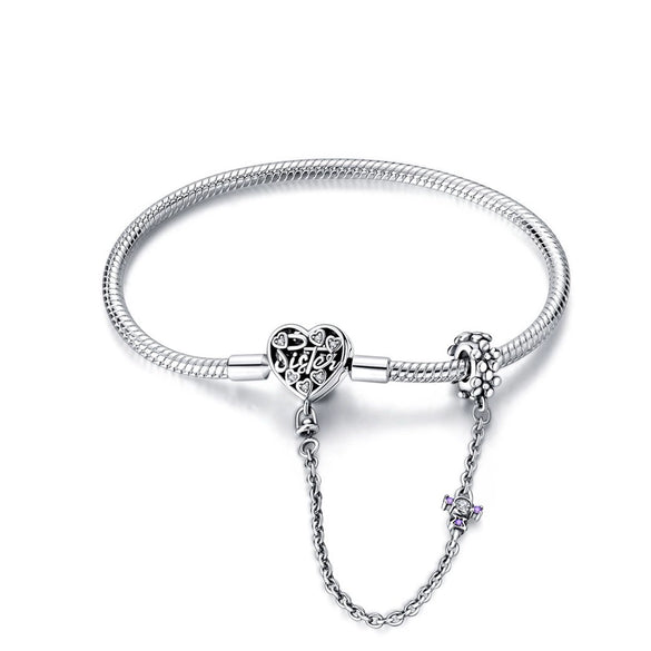 Jewelry Accessories Copper Silverplated Fourleaf Clover Starfish Shell Bracelet With Animal Zodiac Pattern Electroplated