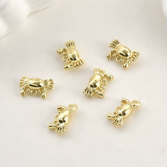 Jewelry Accessories Copper Starfish Shell Pendant Electroplating Simple Style Marine Series