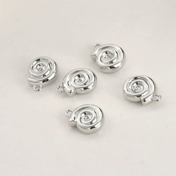 Jewelry Accessories Copper Starfish Shell Pendant Electroplating Simple Style Marine Series