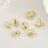 Jewelry Accessories Copper Starfish Shell Pendant Electroplating Simple Style Marine Series