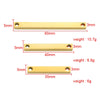 Jewelry Accessories Double Hole Mirror Stainless Steel 3D Stereo Stick Square Cylindrical Engraving Pendant Mirror Polishing