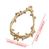 Jewelry Accessories Earrings Stainless Steel Geometric Hollow Frame Gold Electroplated Diy Handmade Pendant