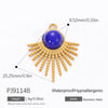 Jewelry Accessories Fashion Ol Style Titanium Steel And Stainless Steel Electroplated Devil's Eye Pendant Bracelet Necklace