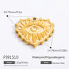 Jewelry Accessories Fashion Ol Style Titanium Steel And Stainless Steel Electroplated Devil's Eye Pendant Bracelet Necklace