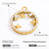 Jewelry Accessories Fashion Ol Style Titanium Steel And Stainless Steel Electroplated Devil's Eye Pendant Bracelet Necklace