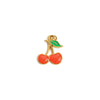 Jewelry Accessories Fruit Pattern Stainless Steel 18K Gold Plated Handmade Earrings Necklace With Oil Drop Pendant