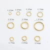 Jewelry Accessories Gold Electroplated Circle Open Hoop Earrings