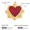 Jewelry Accessories Gothic Style Love Stainless Steel Pendant With Electroplating