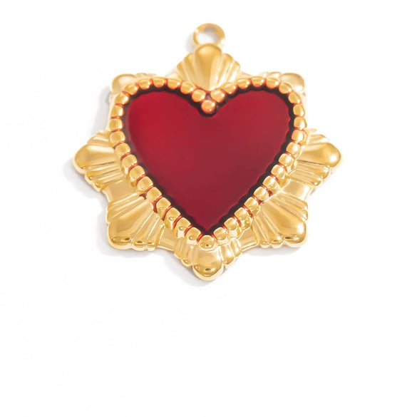 Jewelry Accessories Gothic Style Love Stainless Steel Pendant With Electroplating