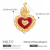 Jewelry Accessories Gothic Style Love Stainless Steel Pendant With Electroplating