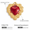 Jewelry Accessories Gothic Style Love Stainless Steel Pendant With Electroplating