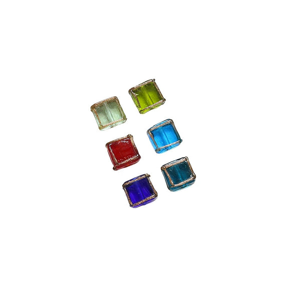 Jewelry Accessories Handwoven Retro Square Crystal And Antique Old Glass Beads Earrings Bracelet Necklace