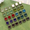 Jewelry Accessories Handwoven Retro Square Crystal And Antique Old Glass Beads Earrings Bracelet Necklace