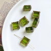 Jewelry Accessories Handwoven Retro Square Crystal And Antique Old Glass Beads Earrings Bracelet Necklace