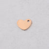 Jewelry Accessories Heart Pendant Stainless Steel Fine Polishing